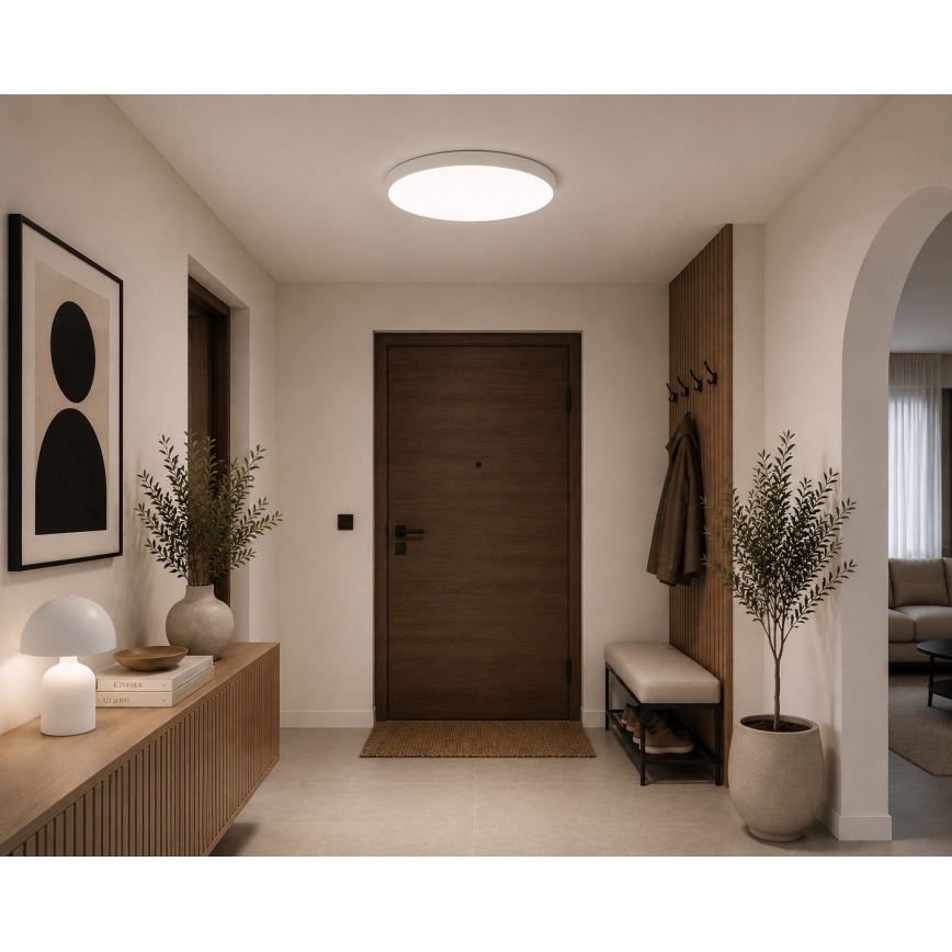 BRILAGI - LED φωτιστικό οροφής μπάνιου ZENNA LED/36W/230V Ø 42 εκ. IP44 λευκό