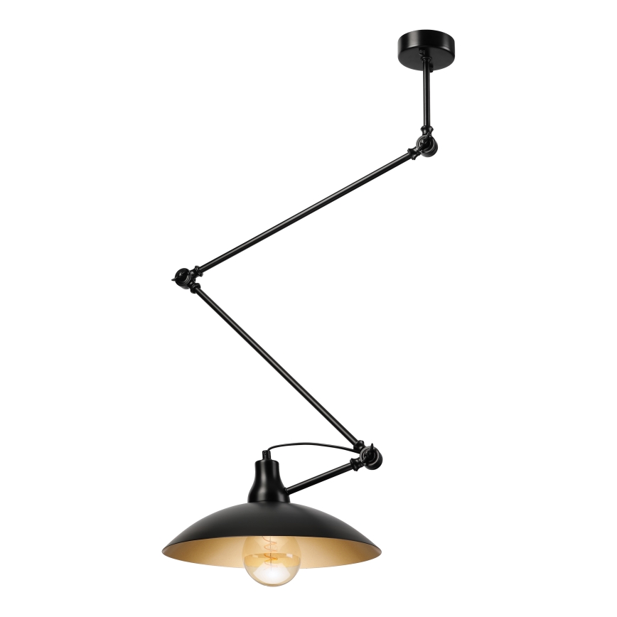 Brilagi - LED φωτιστικό οροφής με ράβδο IRONBEAM 1xE27/60W/230V μαύρο