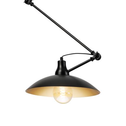 Brilagi - LED φωτιστικό οροφής με ράβδο IRONBEAM 1xE27/60W/230V μαύρο