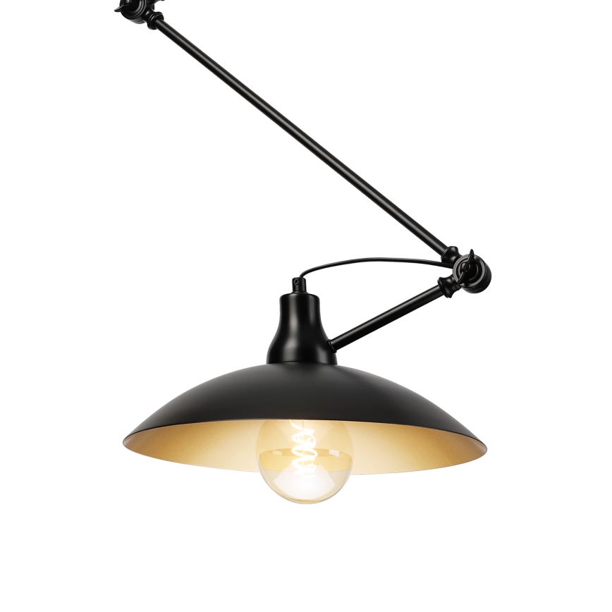 Brilagi - LED φωτιστικό οροφής με ράβδο IRONBEAM 1xE27/60W/230V μαύρο