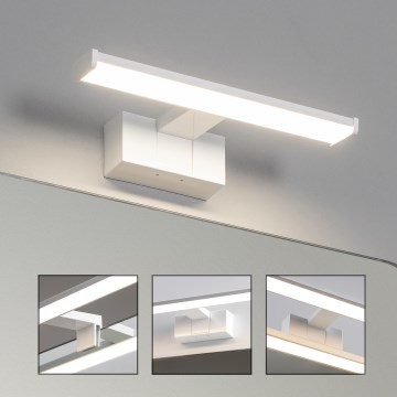 Brilagi - LED φωτισμός καθρέφτη μπάνιου 3 σε 1 VESTRA LED/6W/230V 30 cm IP44 λευκό
