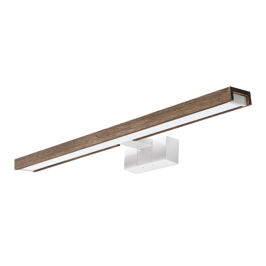 Brilagi - LED φωτισμός για καθρέφτη μπάνιου 3 σε 1 WOODY MIRROR 3 σε 1 LED/12W/230V 60 cm IP44 λευκό/δρυς/καρυδιά