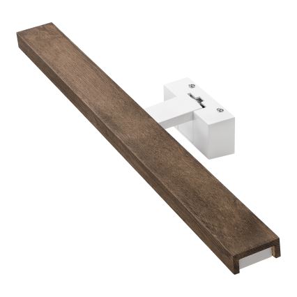 Brilagi - LED φωτισμός για καθρέφτη μπάνιου 3 σε 1 WOODY MIRROR 3 σε 1 LED/12W/230V 60 cm IP44 λευκό/δρυς/καρυδιά