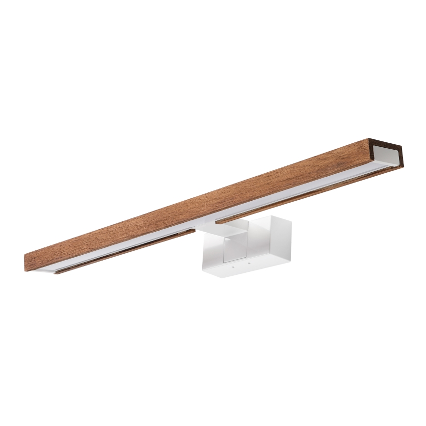 Brilagi - LED φωτισμός καθρέφτη μπάνιου 3 σε 1 WOODY MIRROR LED/12W/230V 60 cm IP44 λευκό/δρυς κερασιά