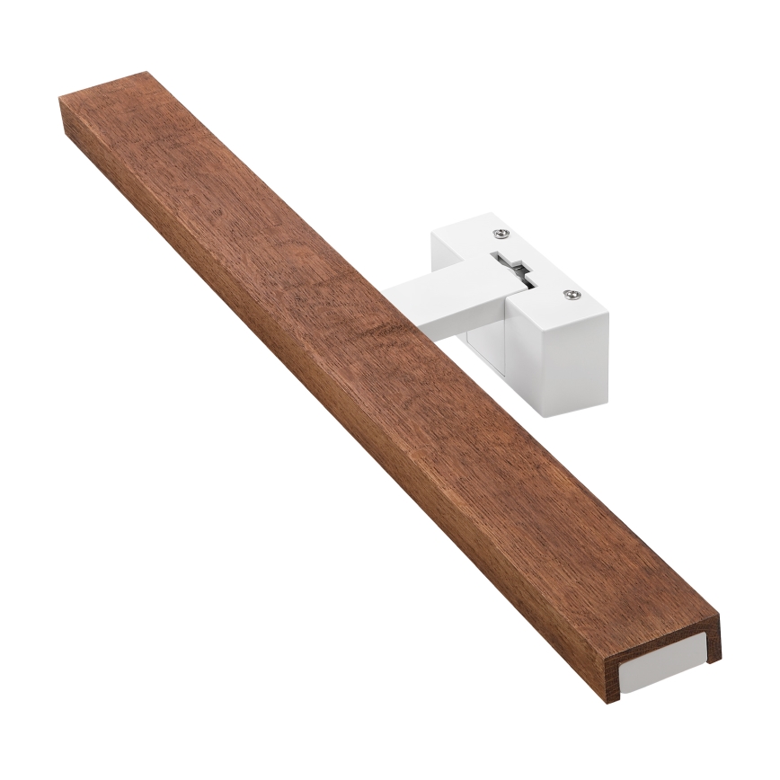 Brilagi - LED φωτισμός καθρέφτη μπάνιου 3 σε 1 WOODY MIRROR LED/12W/230V 60 cm IP44 λευκό/δρυς κερασιά