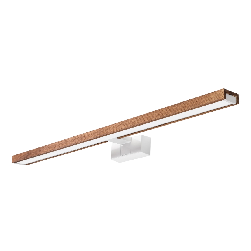 Brilagi - LED φωτισμός καθρέφτη για μπάνιο 3 σε 1 WOODY MIRROR LED/15W/230V 80 cm IP44 λευκό/δρυς κερασιά