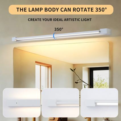 BRILAGI - LED φωτιστικό καθρέφτη μπάνιου AQUA LINE LED/28W/230V 100 cm IP44 λευκό CRI 90
