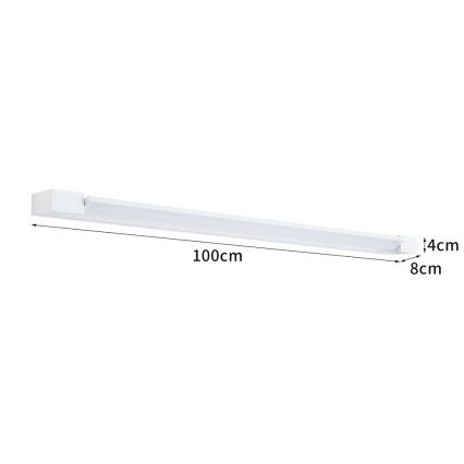 BRILAGI - LED φωτιστικό καθρέφτη μπάνιου AQUA LINE LED/28W/230V 100 cm IP44 λευκό CRI 90