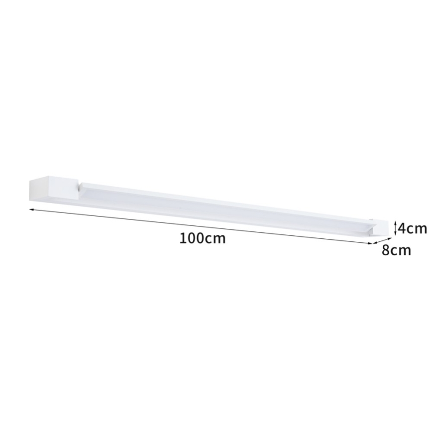 BRILAGI - LED φωτιστικό καθρέφτη μπάνιου AQUA LINE LED/28W/230V 100 cm IP44 λευκό CRI 90