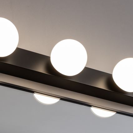 Brilagi - LED φωτιστικό καθρέφτη μπάνιου HOLLYWOOD 3xLED/3W/230V 39 cm IP44 μαύρο