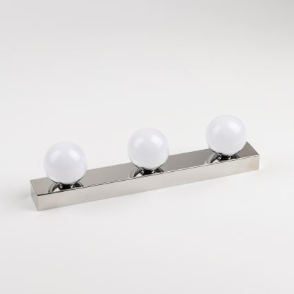 Brilagi - Φωτιστικό LED για καθρέφτη μπάνιου HOLLYWOOD 3xLED/3W/230V 39 cm IP44 γυαλιστερό χρώμιο