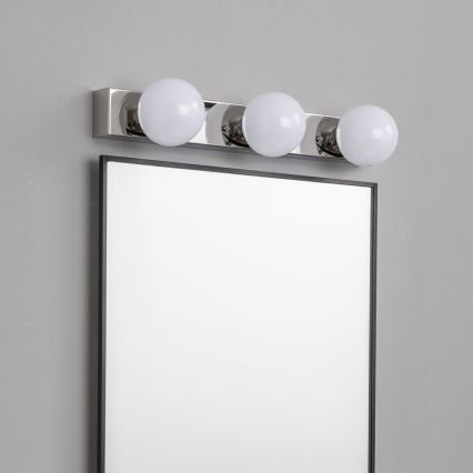 Brilagi - Φωτιστικό LED για καθρέφτη μπάνιου HOLLYWOOD 3xLED/3W/230V 39 cm IP44 γυαλιστερό χρώμιο