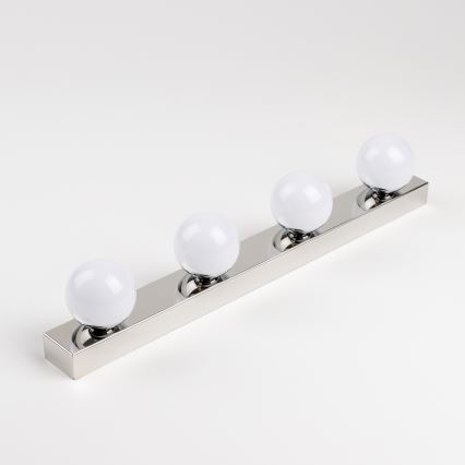 Brilagi - LED φωτισμός καθρέφτη μπάνιου HOLLYWOOD 4xLED/3W/230V 53 cm IP44 γυαλιστερό χρώμιο