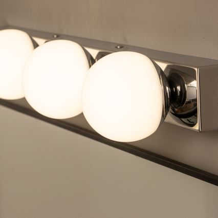 Brilagi - LED φωτισμός καθρέφτη μπάνιου HOLLYWOOD 4xLED/3W/230V 53 cm IP44 γυαλιστερό χρώμιο