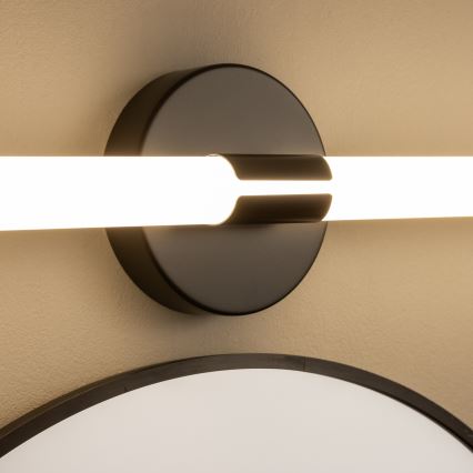 Brilagi - LED φωτιστικό καθρέφτη μπάνιου LARA LED/10W/230V 60 cm IP44 μαύρο