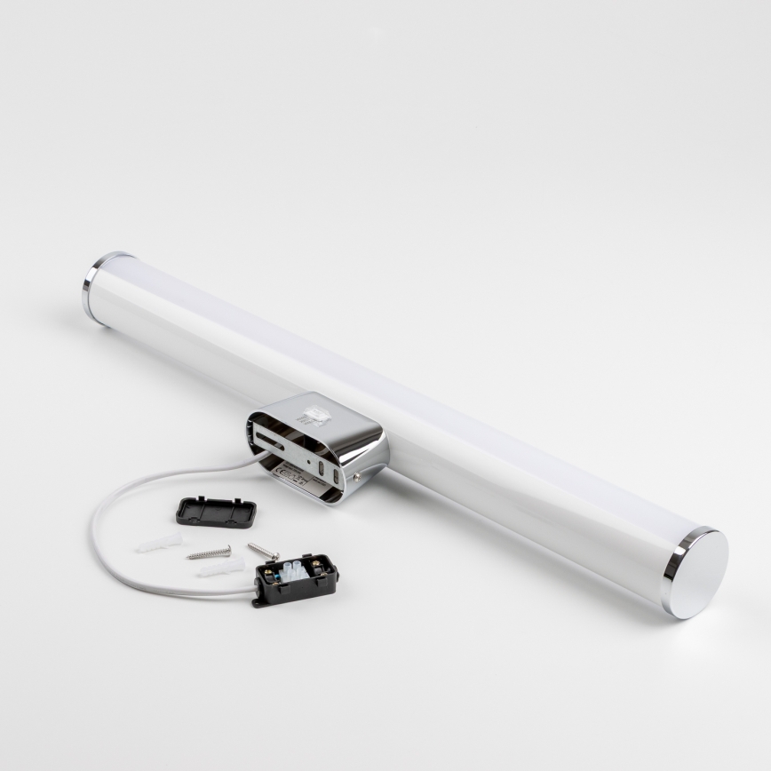 Brilagi - LED φωτισμός καθρέφτη για μπάνιο TUBE LED/15W/230V 3000/4000/6500K IP44 γυαλιστερό χρώμιο