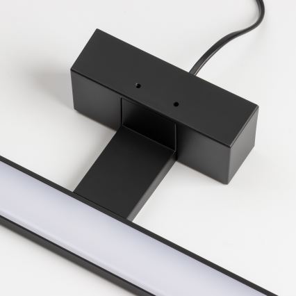 Brilagi - LED φωτισμός καθρέφτη μπάνιου 3-σε-1 VESTRA LED/8W/230V 40 cm IP44 μαύρο