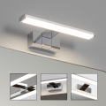 Brilagi - LED φωτισμός καθρέφτη για μπάνιο 3-σε-1 VESTRA LED/6W/230V 30 cm IP44 γυαλιστερό χρώμιο
