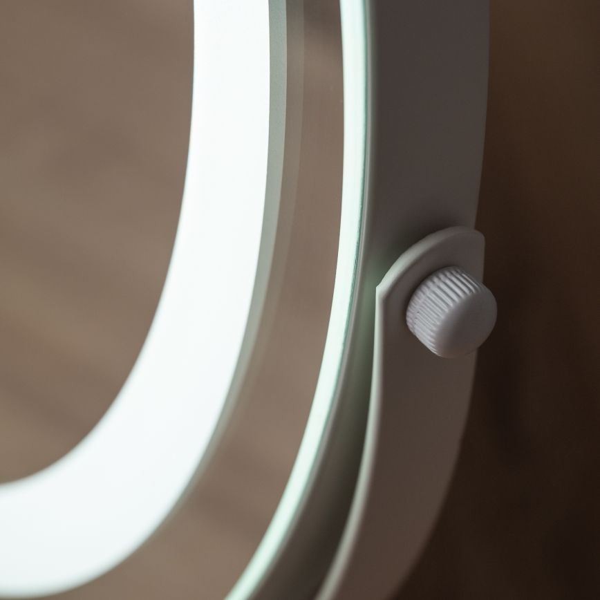 BRILAGI - Ρυθμιζόμενος LED καθρέφτης για μακιγιάζ CALIFORNIA LED/17W/230V 3000/4000/6500K Ø 42 cm λευκό
