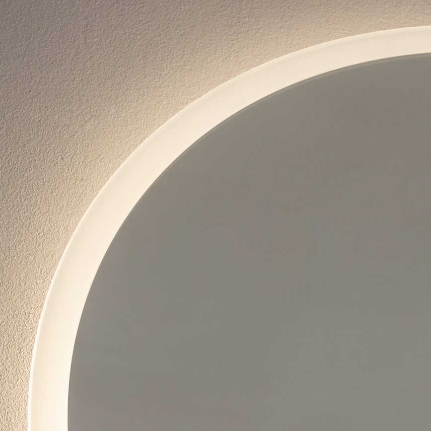 Brilagi - LED καθρέφτης μπάνιου BERNATE LED/19W/230V Ø 60 cm ασημί IP44 CRI 90 ρυθμιζόμενος + CCT