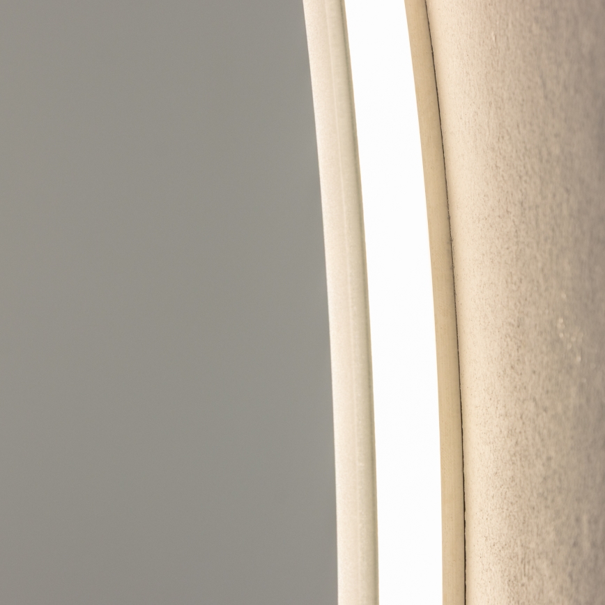 Brilagi - LED καθρέφτης μπάνιου BERNATE LED/19W/230V Ø 60 cm ασημί IP44 CRI 90 ρυθμιζόμενος + CCT