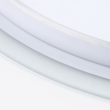 Brilagi - LED καθρέφτης μπάνιου BERNATE LED/19W/230V Ø 60 cm ασημί IP44 CRI 90 ρυθμιζόμενος + CCT