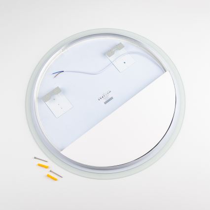 Brilagi - LED καθρέφτης μπάνιου BERNATE LED/19W/230V Ø 60 cm ασημί IP44 CRI 90 ρυθμιζόμενος + CCT