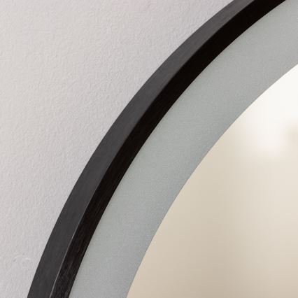 Brilagi - LED καθρέφτης μπάνιου CANZO LED/25W/230V 50x80 cm μαύρος IP44 CRI 90 ρυθμιζόμενος + CCT