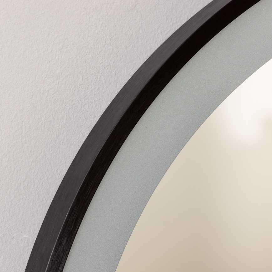 Brilagi - LED καθρέφτης μπάνιου CANZO LED/25W/230V 50x80 cm μαύρος IP44 CRI 90 ρυθμιζόμενος + CCT