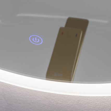Brilagi - LED καθρέφτης μπάνιου CUNEO LED/19W/230V Ø 60 cm IP44 CRI 90, με ρύθμιση φωτεινότητας + CCT