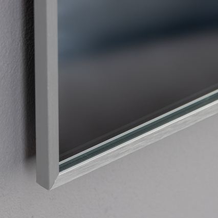 Brilagi - LED καθρέφτης μπάνιου DESIO LED/24W/230V 60x60 cm ασημί IP44 CRI 90 ρυθμιζόμενος + CCT