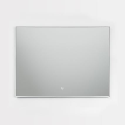 Brilagi - LED καθρέφτης μπάνιου DESIO LED/28W/230V 60x80 cm ασημί IP44 CRI 90 ρυθμιζόμενος + CCT