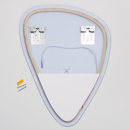 Brilagi - Καθρέφτης μπάνιου LED GOCCIA LED/19W/230V 67x50 cm IP44 CRI 90 ρυθμιζόμενος + ρύθμιση θερμοκρασίας χρώματος (CCT)