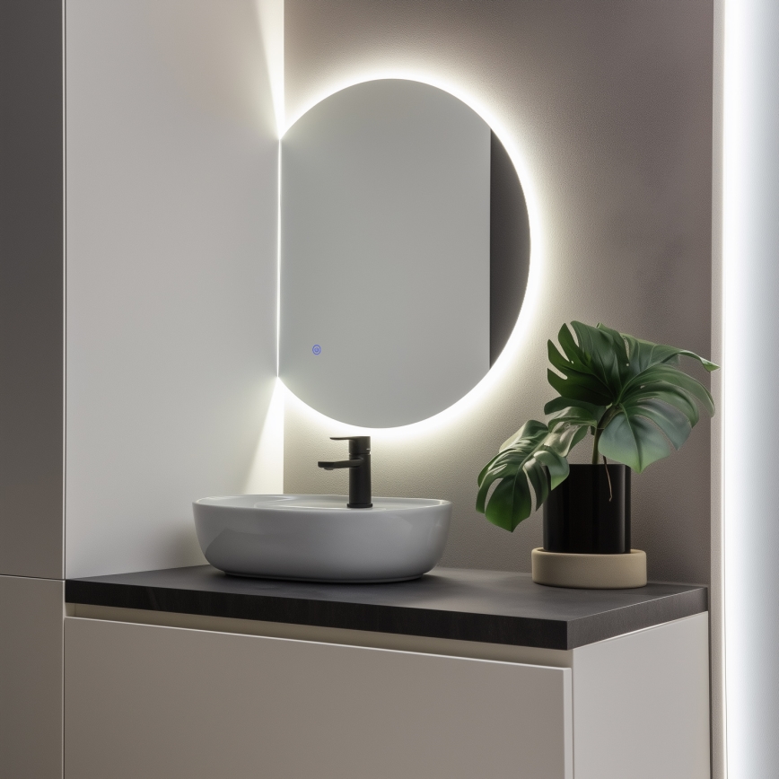 Brilagi - LED καθρέφτης μπάνιου MEZZO LED/18W/230V 60x50 cm IP44 CRI 90 ρυθμιζόμενος + CCT