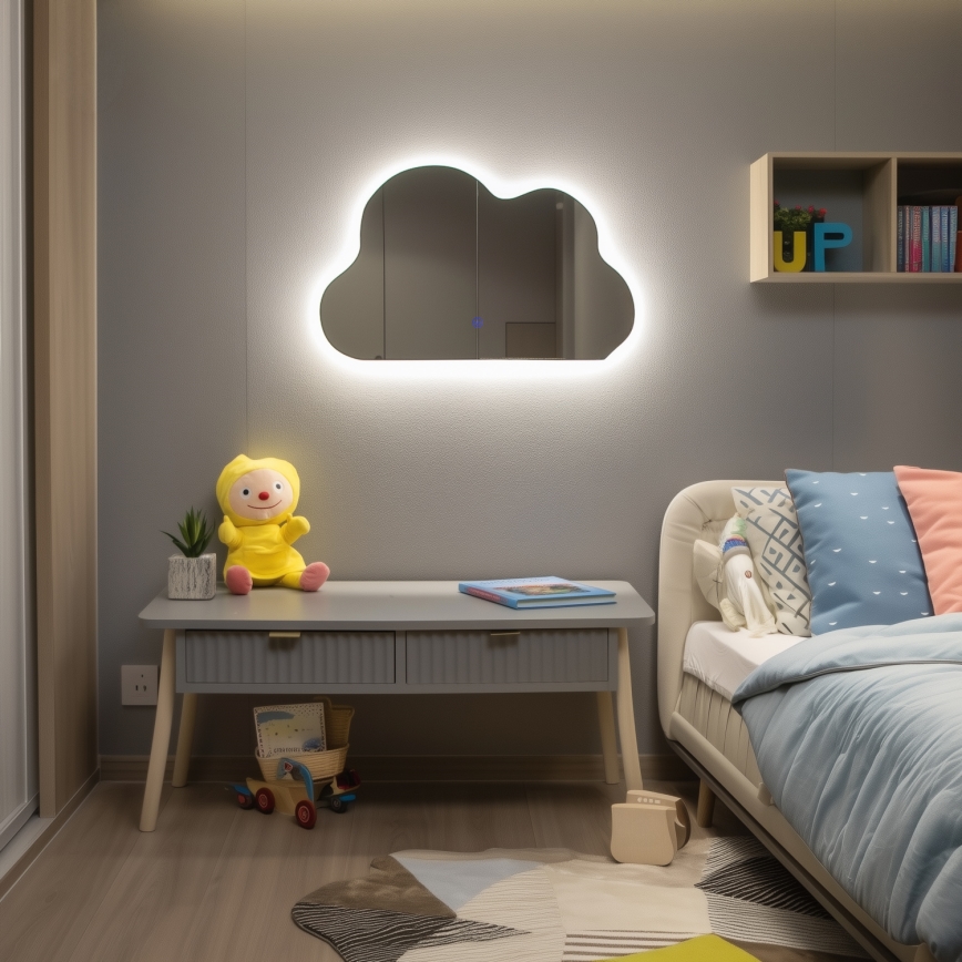 Brilagi - Καθρέφτης μπάνιου LED NUVOLA LED/19W/230V 37x60 cm IP44 CRI 90 ρυθμιζόμενος + CCT