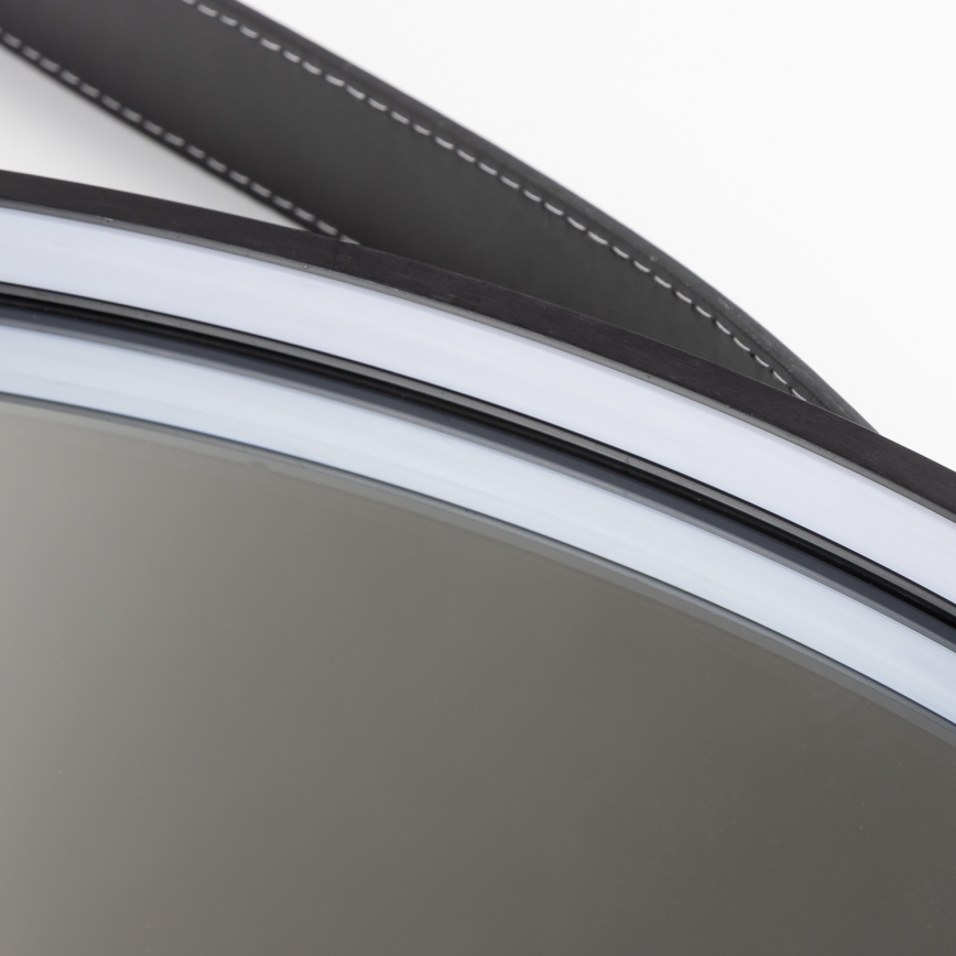 Brilagi - Καθρέφτης μπάνιου LED PALANZO LED/19W/230V pr. 60 cm μαύρος IP44 CRI 90 ρυθμιζόμενος + CCT