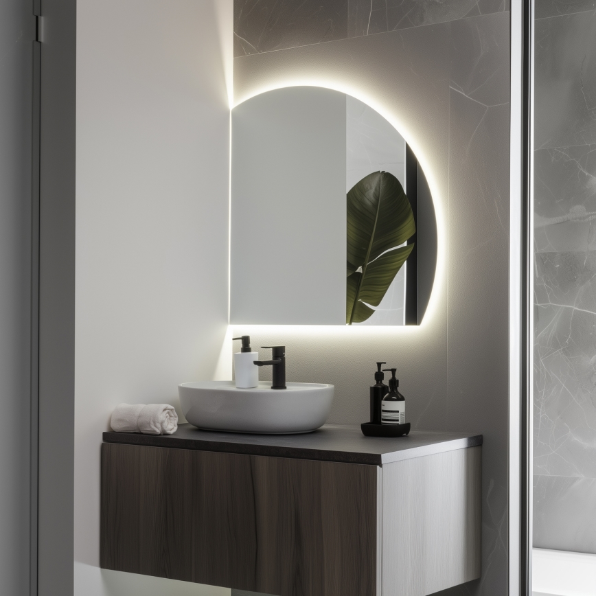 Brilagi - LED καθρέφτης μπάνιου QUARTIERE LED/25W/230V 70x75 cm IP44 CRI 90 ρυθμιζόμενος + CCT