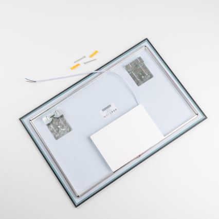 Brilagi - Καθρέφτης μπάνιου LED SUELLO LED/20W/230V 40x60 cm μαύρος IP44 CRI 90 ρυθμιζόμενος + CCT