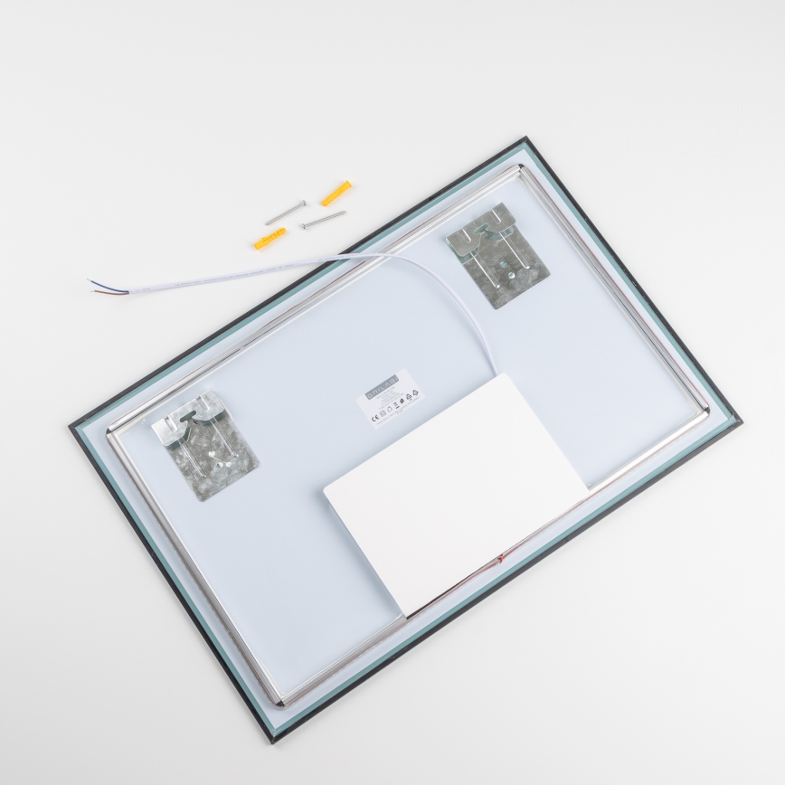 Brilagi - Καθρέφτης μπάνιου LED SUELLO LED/20W/230V 40x60 cm μαύρος IP44 CRI 90 ρυθμιζόμενος + CCT