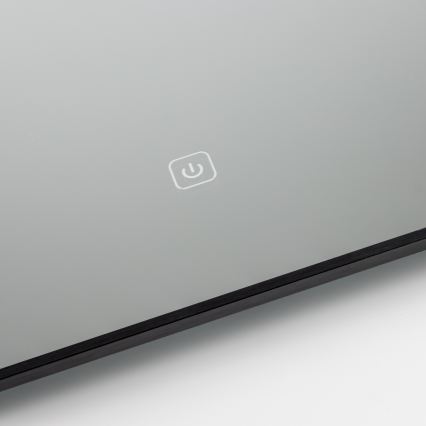 Brilagi - LED καθρέφτης μπάνιου SUELLO LED/24W/230V 60x60 cm μαύρος IP44 CRI 90 ρυθμιζόμενος + CCT