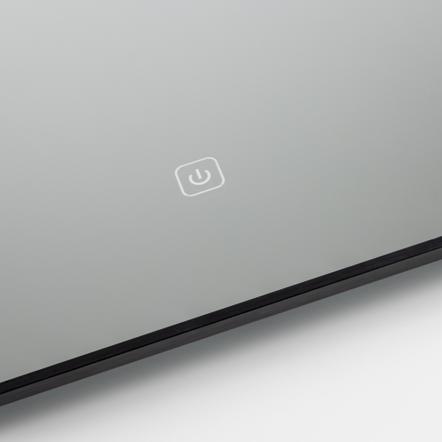 Brilagi - LED καθρέφτης μπάνιου SUELLO LED/28W/230V 60x80 cm μαύρος IP44 CRI 90 ρυθμιζόμενος + CCT