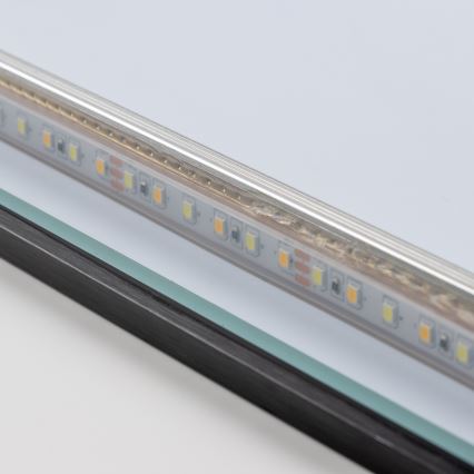 Brilagi - LED καθρέφτης μπάνιου SUELLO LED/28W/230V 60x80 cm μαύρος IP44 CRI 90 ρυθμιζόμενος + CCT