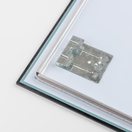 Brilagi - LED καθρέφτης μπάνιου SUELLO LED/28W/230V 60x80 cm μαύρος IP44 CRI 90 ρυθμιζόμενος + CCT