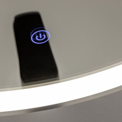 Brilagi - LED καθρέφτης μπάνιου TORINO LED/19W/230V Ø 60 cm ασημί IP44 CRI 90 ρυθμιζόμενος + CCT