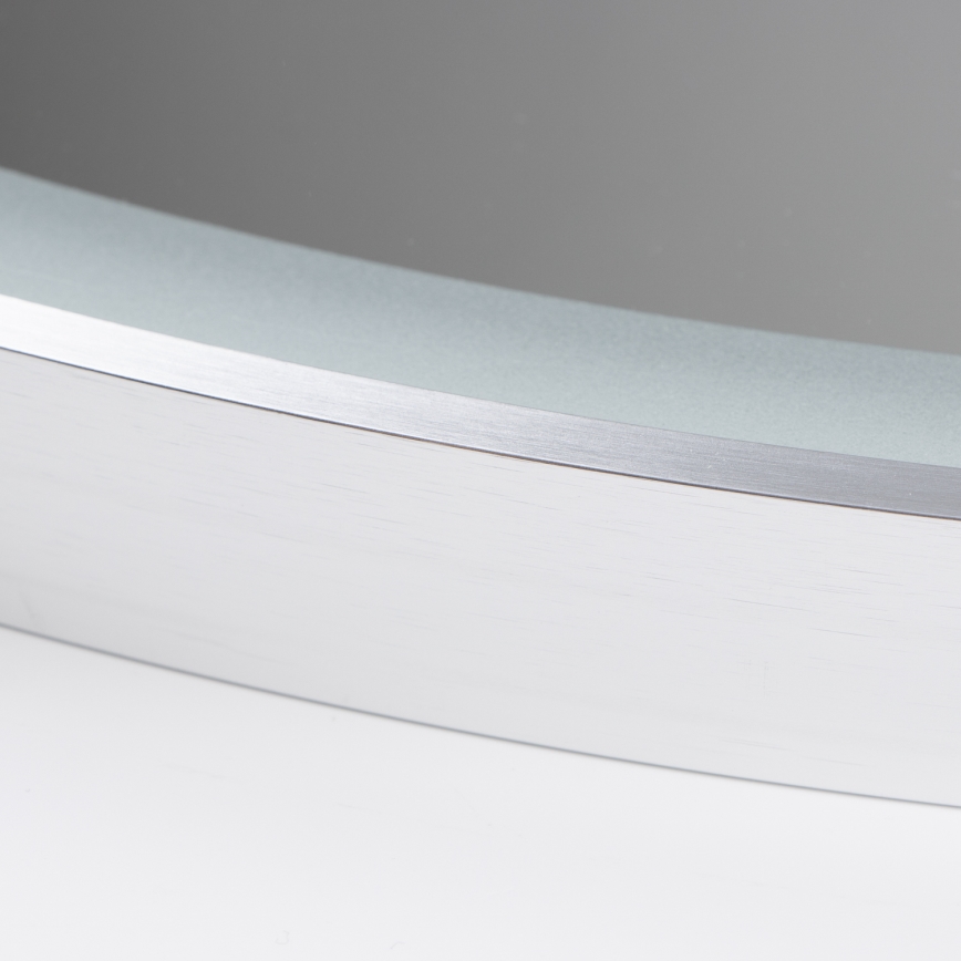 Brilagi - LED καθρέφτης μπάνιου TORINO LED/19W/230V Ø 60 cm ασημί IP44 CRI 90 ρυθμιζόμενος + CCT