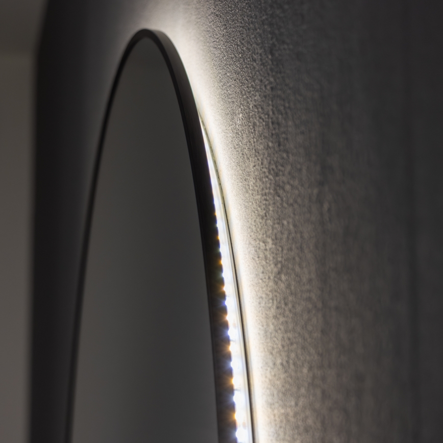 Brilagi - LED Καθρέφτης μπάνιου VENA BLACK LED/26W/230V pr. 80 cm IP44 CRI 90 με ρύθμιση φωτεινότητας + CCT