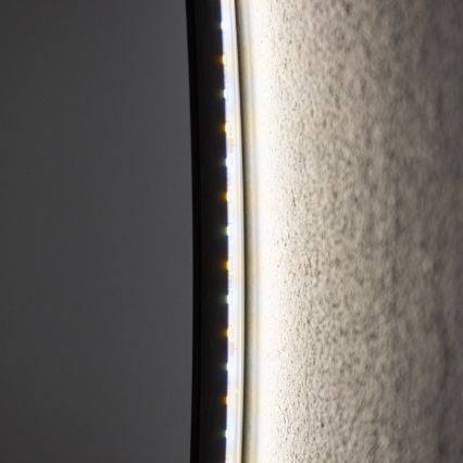 Brilagi - LED Καθρέφτης μπάνιου VENA BLACK LED/26W/230V pr. 80 cm IP44 CRI 90 με ρύθμιση φωτεινότητας + CCT