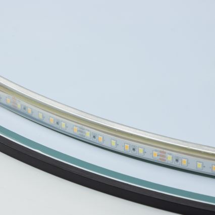Brilagi - LED Καθρέφτης μπάνιου VENA BLACK LED/26W/230V pr. 80 cm IP44 CRI 90 με ρύθμιση φωτεινότητας + CCT