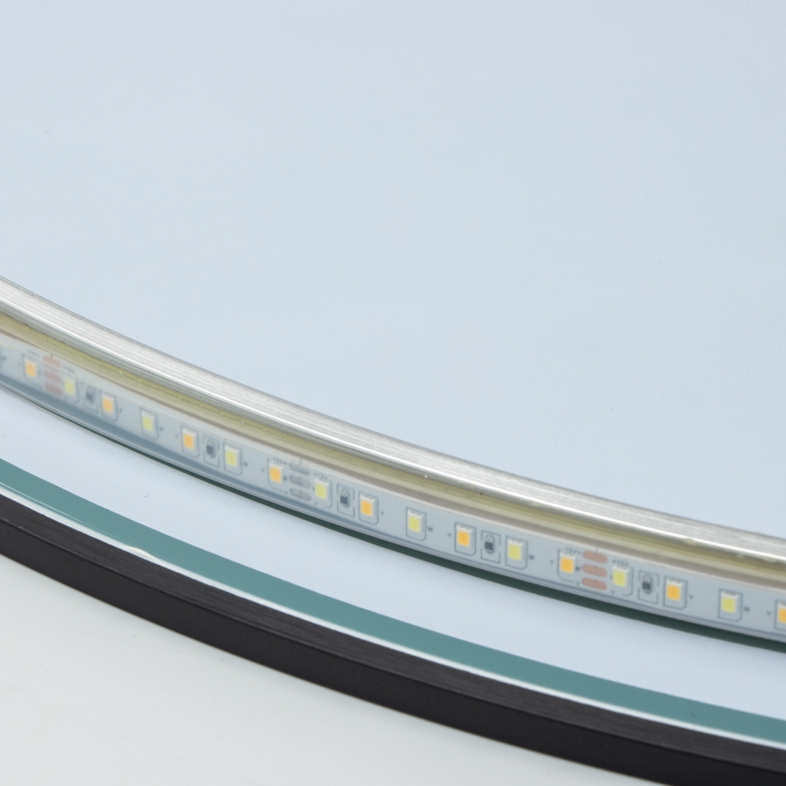 Brilagi - LED Καθρέφτης μπάνιου VENA BLACK LED/26W/230V pr. 80 cm IP44 CRI 90 με ρύθμιση φωτεινότητας + CCT