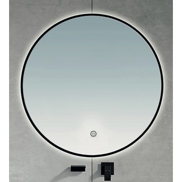 Brilagi - LED Καθρέφτης μπάνιου VENA BLACK LED/26W/230V pr. 80 cm IP44 CRI 90 με ρύθμιση φωτεινότητας + CCT